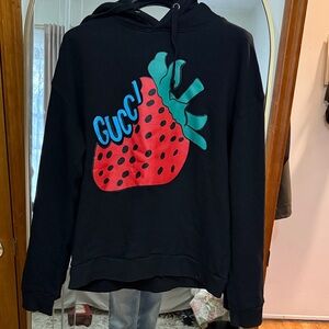 Gucci Black Strawberry Hoodie